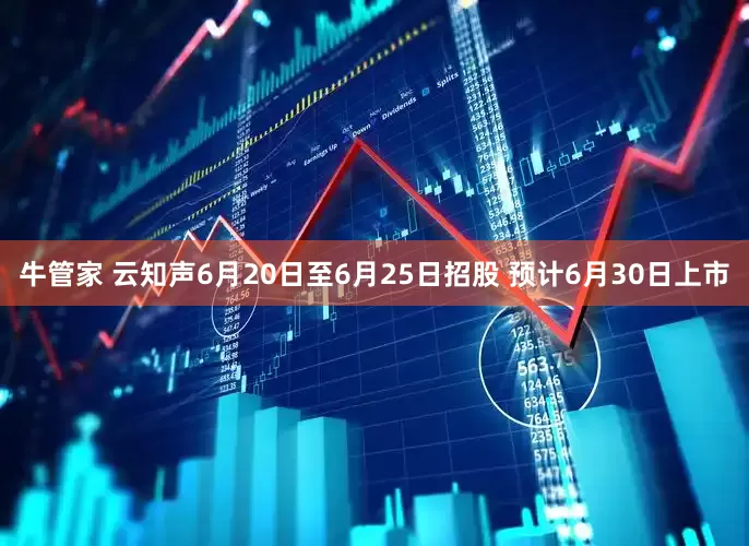 牛管家 云知声6月20日至6月25日招股 预计6月30日上市