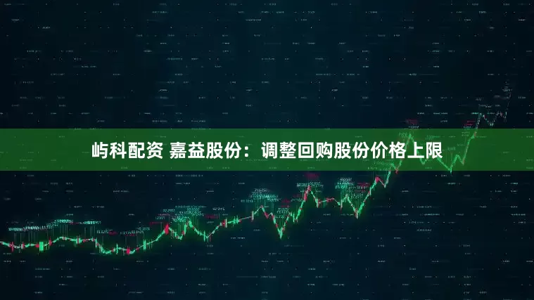 屿科配资 嘉益股份：调整回购股份价格上限